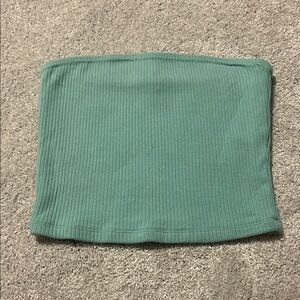 Hollister Teal Ribbed Tube Top